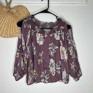 ASTR the Label off shoulder blouse